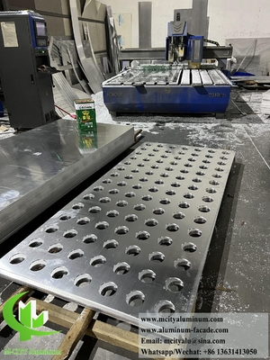 Perforerende metaalscherm Aluminiumplaat voor decoratie Zonsbescherming