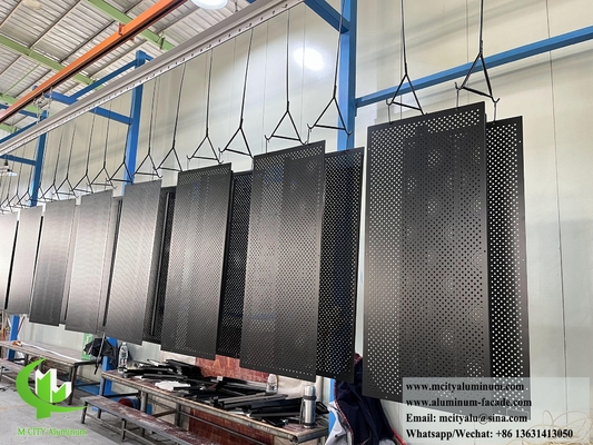 Perforerende metaalscherm Aluminiumplaat voor decoratie Zonsbescherming