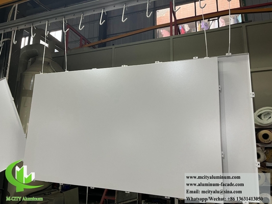 Metalen bekleding Aluminium panelen 3 mm Voor gevelsysteem Duurzame coating