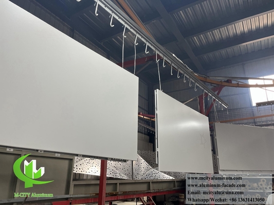 Perforating Aluminium Screen For Building Wall Cladding Covering With LED Light (Perforerend aluminium scherm voor gebouwmuurbekleding)