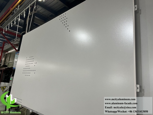 Metalen bekleding Aluminium panelen 3 mm Voor gevelsysteem Duurzame coating