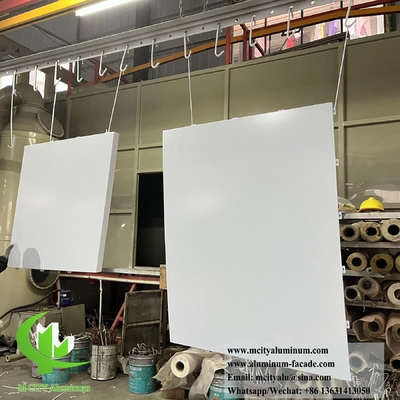 Metalen bekleding Aluminium panelen 3 mm Voor gevelsysteem Duurzame coating