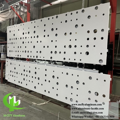 Perforated Metal Screen For Facade System Aluminium bekledingspaneel