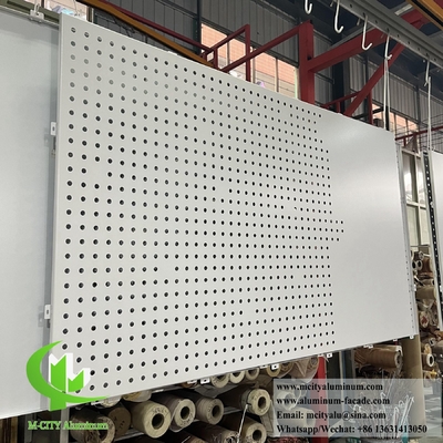 Perforated Metal Screen For Facade System Aluminium bekledingspaneel