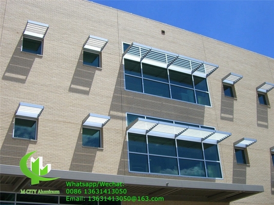 Foshan aluminium geextrudeerd loperprofiel Aerofoil vinnen jager Douglas systeem