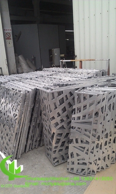 CNC-snijpaneel aluminium decoratieve plaat voor gevel bekleding hek vensters met kleurvolle verf