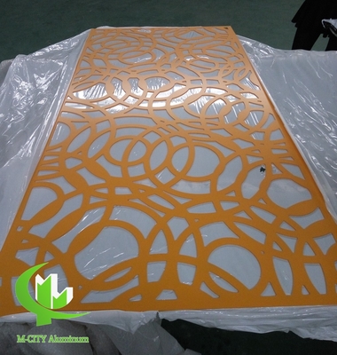 China fabriek superduurzaam poeder gecoat Aluminium CNC laser gesneden decoratief paneel voor gevel wandpaneel bekleding paneel