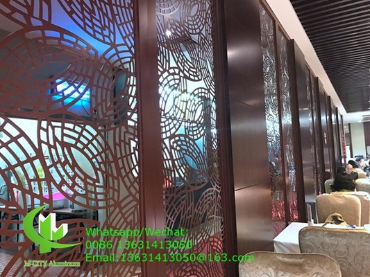 CNC aluminium gesneden decoratief paneel met verschillende patronen