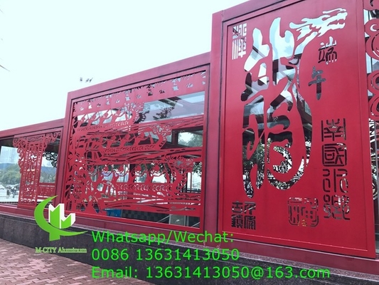 CNC aluminium gesneden decoratief paneel met verschillende patronen