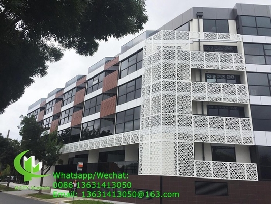 aluminium solid panel sheet metal facade cladding fence bending sheet 2.5mm thickness for railing decoration
