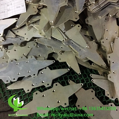 goedkope prijs China fabrikant aluminium zonneluchter met bevestigings accessoires luiker deksel