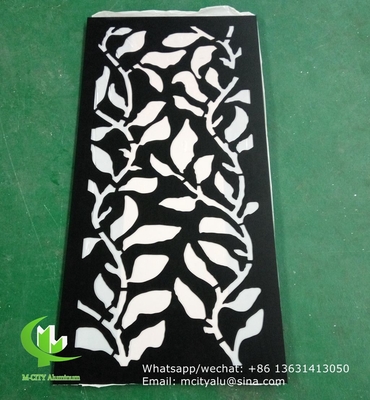 CNC aluminium gesneden decoratief paneel met verschillende patronen laser snijdoek paneel 2 mm dik