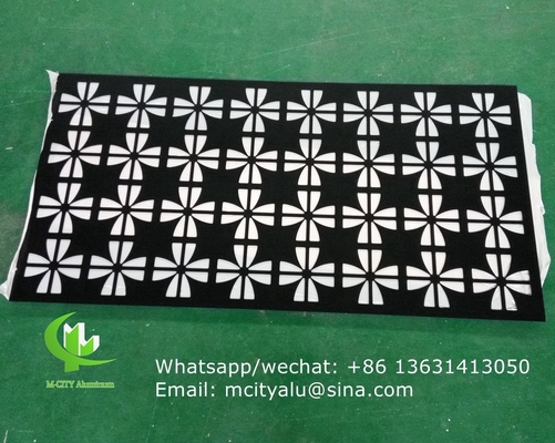 geperforeerde aluminium laser gesneden cnc aluminium schermplaat voor wandbekleding decoratie