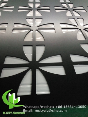 CNC aluminium gesneden decoratief paneel met verschillende patronen laser snij scherm paneel 3 mm dikte