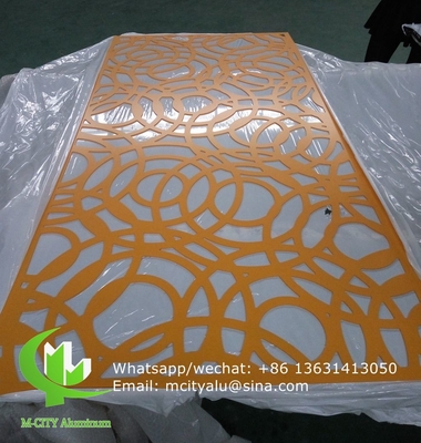 CNC aluminium gesneden decoratief paneel met verschillende patronen laser snij scherm paneel 3 mm dikte