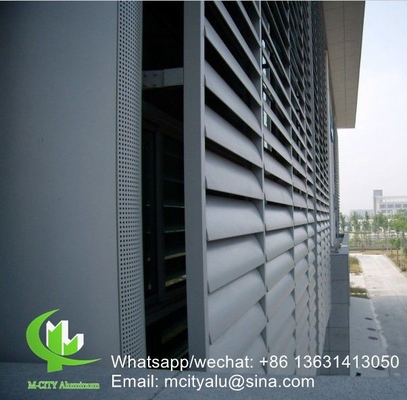 Verticale loper Architectonische aluminium loper met een ovale vorm voor gevelgordijnen