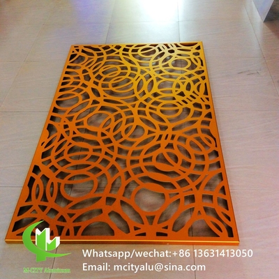 CNC aluminium houtplaat met verschillende patronen laser snij schermpaneel 2 mm dik voor decoratie