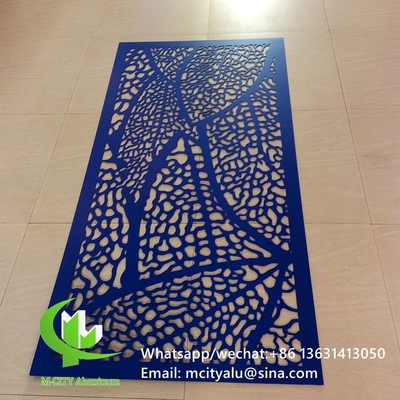 CNC aluminium houtplaat met verschillende patronen laser snij schermpaneel 2 mm dik voor decoratie