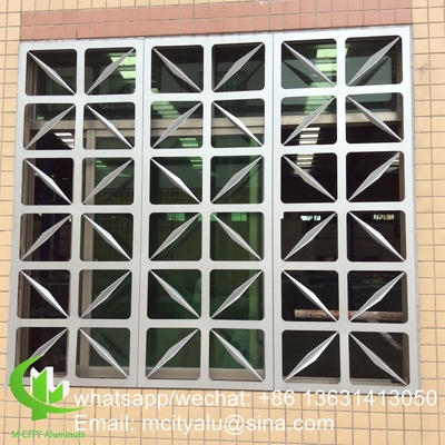 Aluminium houtsnijwerk van 2,5 mm dik voor ramen