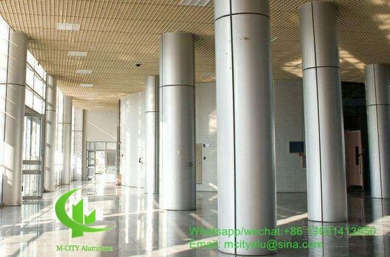 3 mm metalen aluminium bekledingspaneel met poederlaag voor gevelgordijnkolom