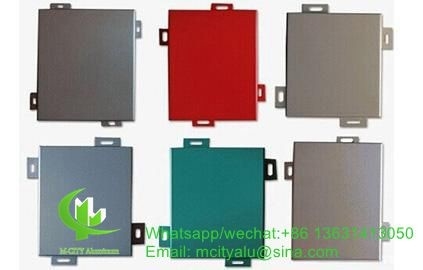 op maat gemaakte aluminiumpaneel bekledingspaneel met pvdf-afwerking voor gevelgordijn