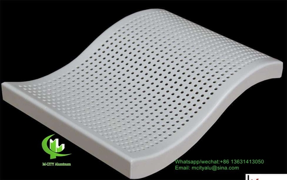 op maat gemaakte aluminium decoratieve panelen bekleding panelen voor gevel gordijnwand