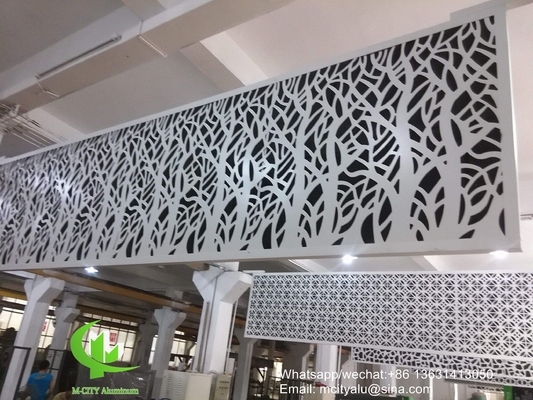 holle 3 mm aluminium bekleding met poedercoating voor gevelgordijnwand