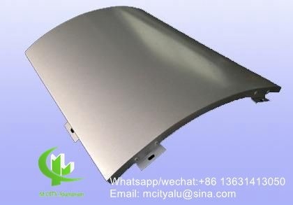holle 3 mm aluminium bekleding met poedercoating voor gevelgordijnwand