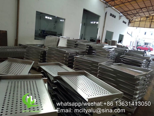 China leverancier aluminium geperforeerd bekleding paneel voor hotel wand decoratie buigvorm