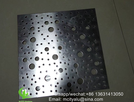 CNC-laserscherm Geperforeerd 2,5 mm Metalen aluminium bekledingspaneel voor muur