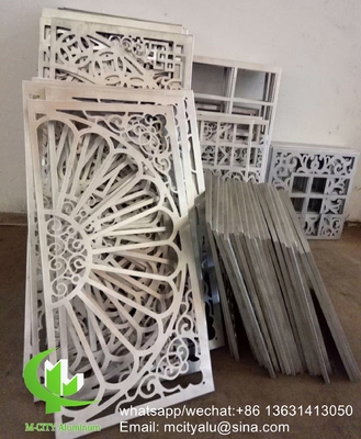 muslim design metalen hol Aluminium laser gesneden wandpaneel plaat voor hek decoratie geperforeerd scherm paneel