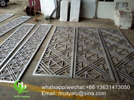 Guangdong 8mm Metalen aluminium gesneden schermpaneel laser gesneden gevelpaneel huis decoratie