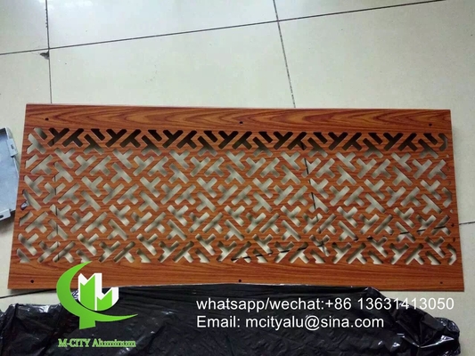 Guangdong 8mm Metalen aluminium gesneden schermpaneel laser gesneden gevelpaneel huis decoratie