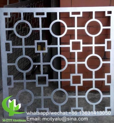 Metalen aluminium lasersnijpaneel, gesneden plaat voor decoratie