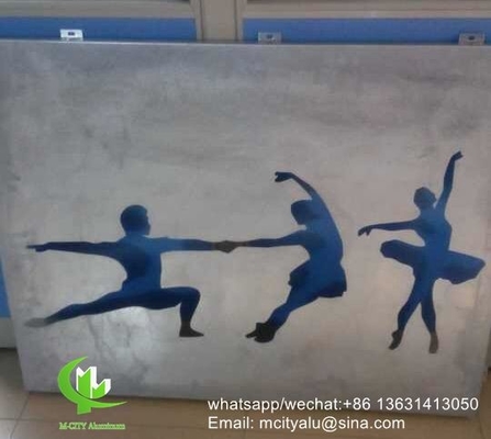 Laser gesneden paneel hol paneel 2,5 mm Metalen aluminium bekleding voor gordijnwand poeder gecoat