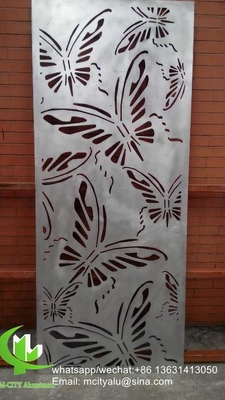 Metalen aluminium bekledingspaneel, gesneden paneelplaat voor gevel