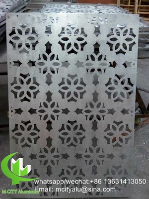 zonnebloem laser snijpaneel Metalen aluminium bekleding paneel gesneden paneelplaat voor gevel