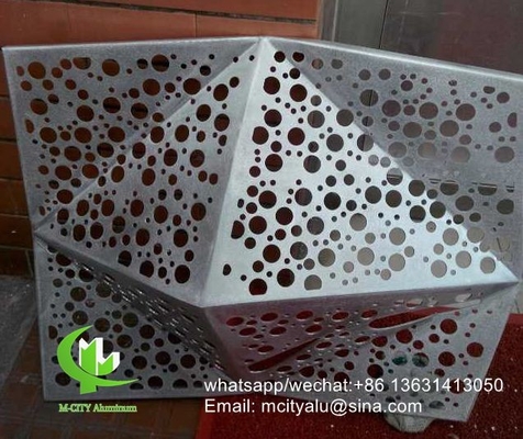 metalen aluminium laser gesneden cnc aluminium schermplaat voor huis hotel decoratie