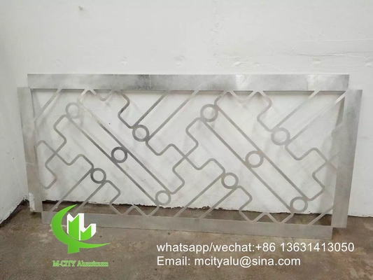 Metalen aluminium holle schermpaneel, geperforeerd plaat voor decoratie