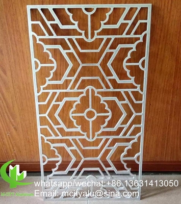 Metalen aluminium holle schermpaneel, geperforeerd plaat voor decoratie