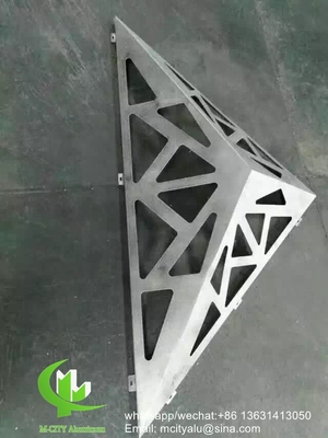 Op maat gemaakte metalen aluminium bekledingspaneel geperforeerd plaat voor bekleding gevel