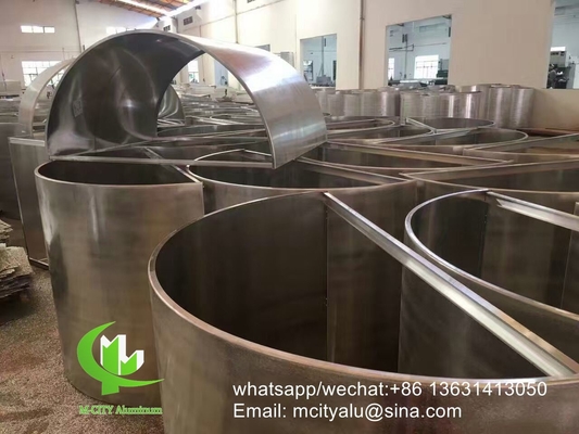 op maat gemaakte aluminium bekledingspaneel met perforatiegat voor gevelgordijn