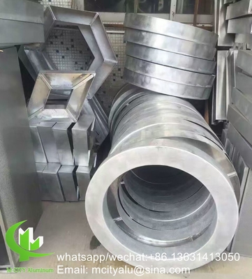op maat gemaakte aluminium gevelpaneel bekleding paneel met poeder gecoat voor gevel gordijnwand