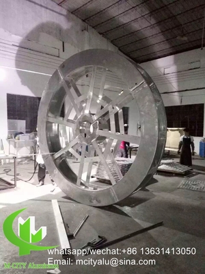 op maat gemaakt aluminium geperforeerd paneel bekleding paneel met poeder gecoat voor gevel gordijnwand