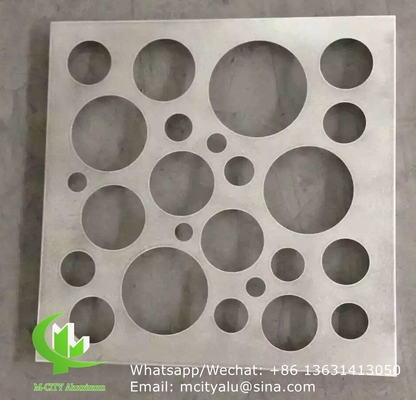 ronde aluminium decoratief paneel bekleding paneel met pvdf afwerking voor gevel gordijnwand massief paneel enkel paneel