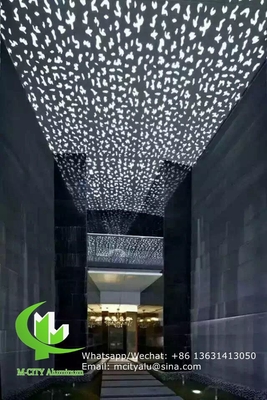 Aluminiumlasergesneden paneel voor wanddecoratie met 2 mm dikke pvdf verf