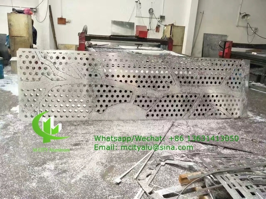 holle geperforeerde air ac dekking aluminium laser gesneden cnc aluminium schermplaat voor wandbekleding decoratie