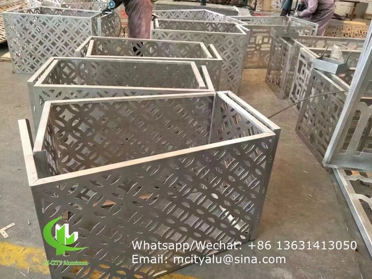 aluminium fineer plaat metalen gevel bekleding buigplaat 2,5 mm dikte voor gordijnwand gevel decoratie