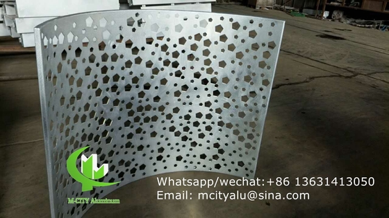 geperforeerde aluminium laser gesneden cnc aluminium schermplaat voor wandbekleding decoratie