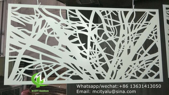 Op maat gemaakt Aluminium perforatie paneel voor gevel gordijnwand met een dikte van 2,5 mm